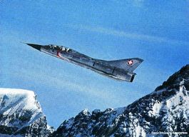 Militär - Mirage in den Alpen + 1969