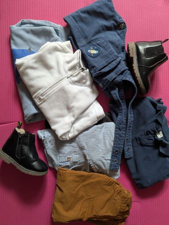Set Gr. 80 / 86 (8 Teile) CMP,Zara,JACKY mit Chelsea boots