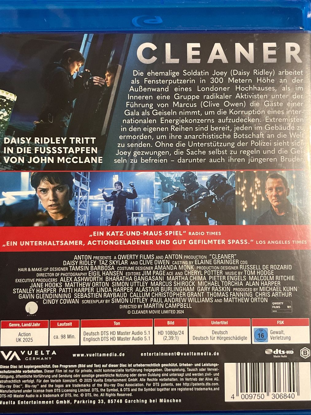 Tutti i DVDs: Cleaner (2025) – Nuovo (secondo la descrizione) da Waldenburg venduto da Gonzo8 1
