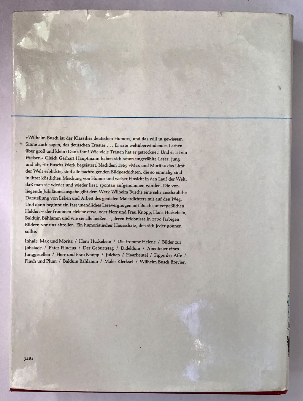 Libri: WILHELM BUSCH Album – Usato da Bubendorf venduto da Alpenheidi 1
