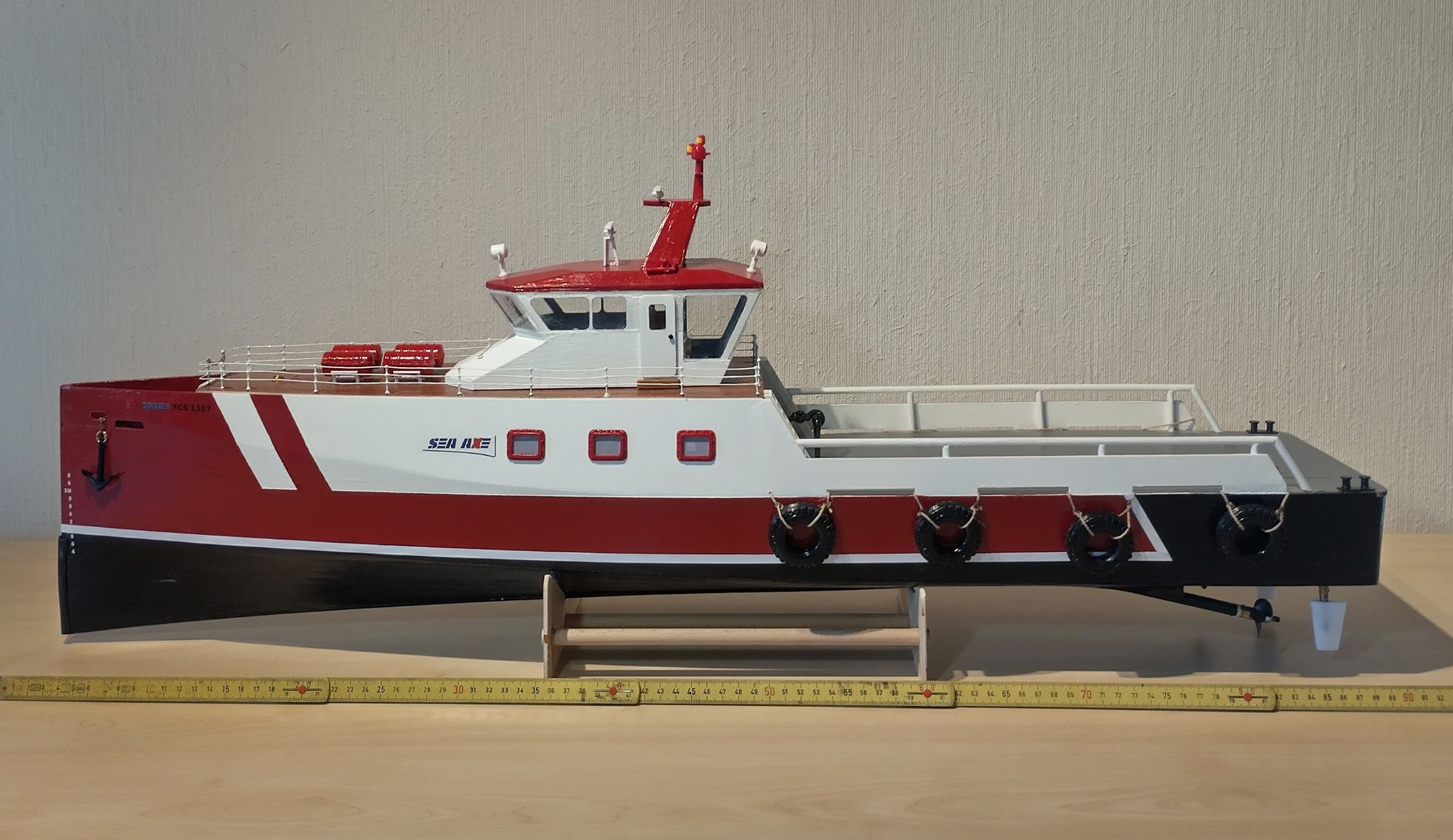 Modellismo RC: Damen Sea Axe 90cm RC Modellboot – Difettoso da Stäfa venduto da DaGi90