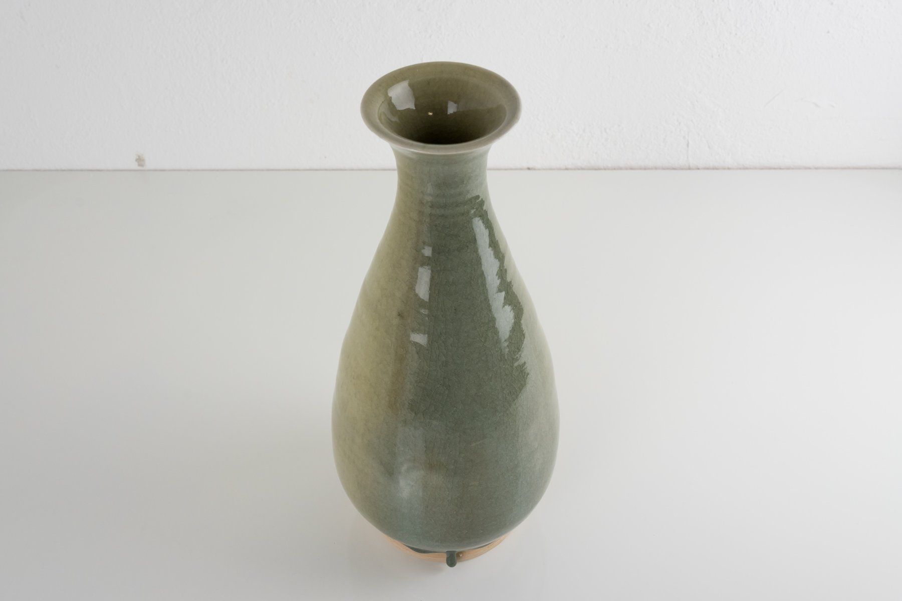 Vasen & Gefässe: Vase Keramik Ash & Crackle Nr. 1 – Gebraucht aus Schaffhausen von Studio-Ara 1