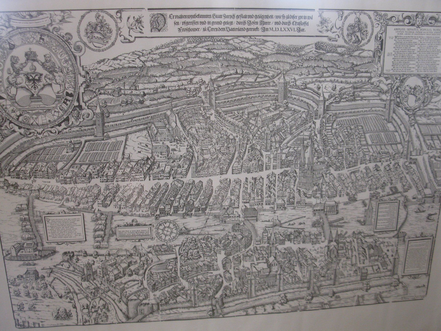 Cartine & Atlanti: Zürich  - Murer-Plan – Usato da Bischofszell venduto da Joachim-115