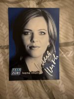 Autogrammkarte Ivana Imoli TELE Züri mit Unterschrift