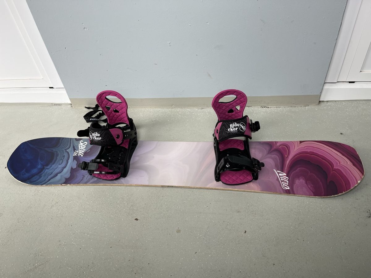 Snowboard Nitro Board: Nitro Snowboard 126cm inkl. Nidecker Bindung – Usato da Horgen venduto da pupcia01 6