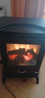 Elektrokamin schwarz mit Flammeffekt neuwertig,