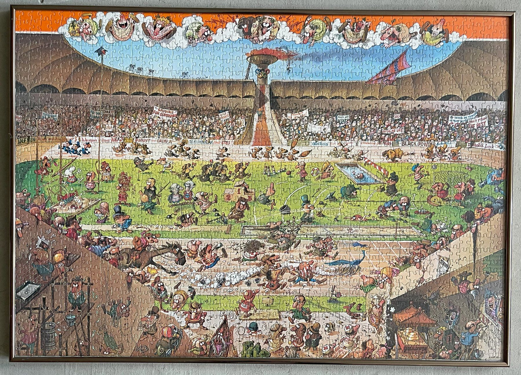 Puzzles: Puzzle  - Gerahmt - 84 x 60cm – Gebraucht aus Oftringen von Vucki 1