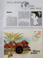 Münzbrief Guyana 🇬🇾 1985