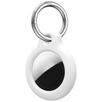 housse de protection coque Apple airtag tracker - blanc