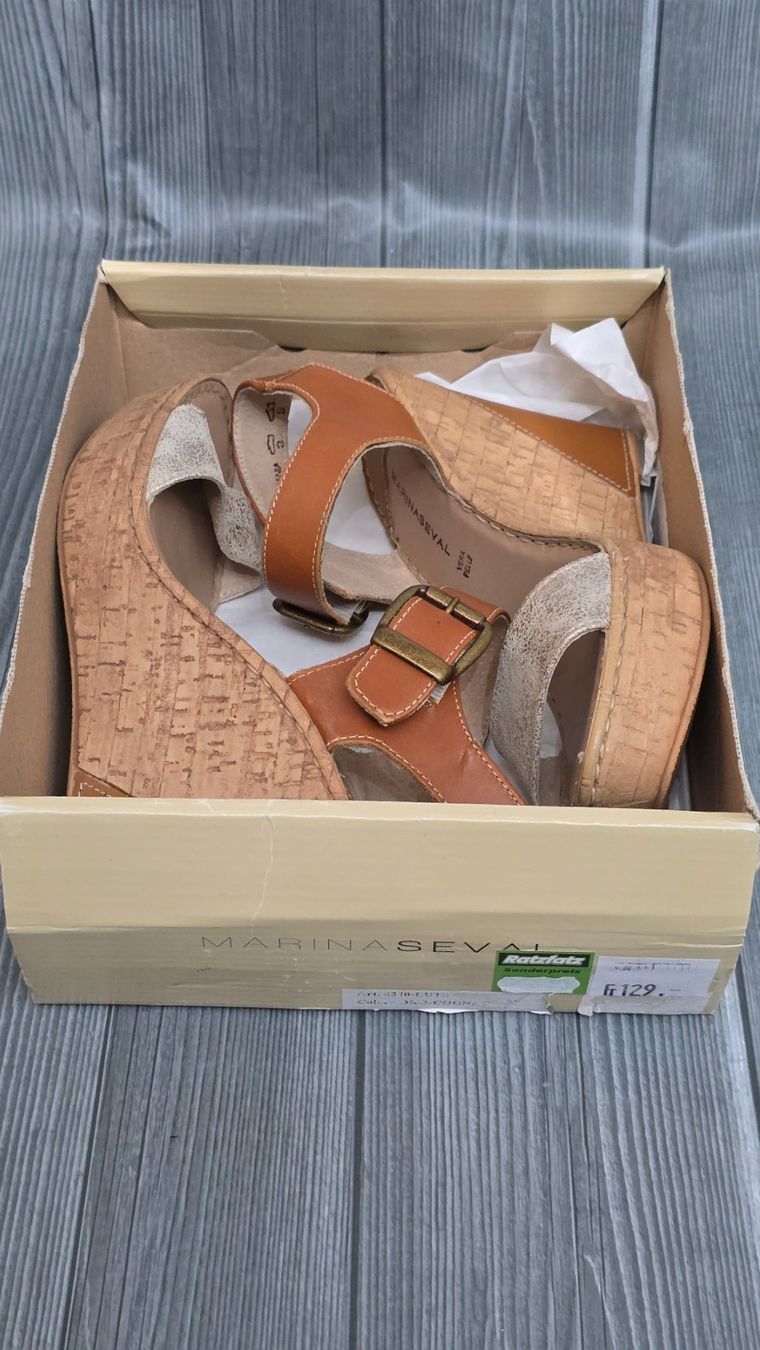 Scarpe da donna: Marina Seval Wedges - 40 - in Kork Optik – Nuovo (secondo la descrizione) da Thalwil venduto da VitaMini 7