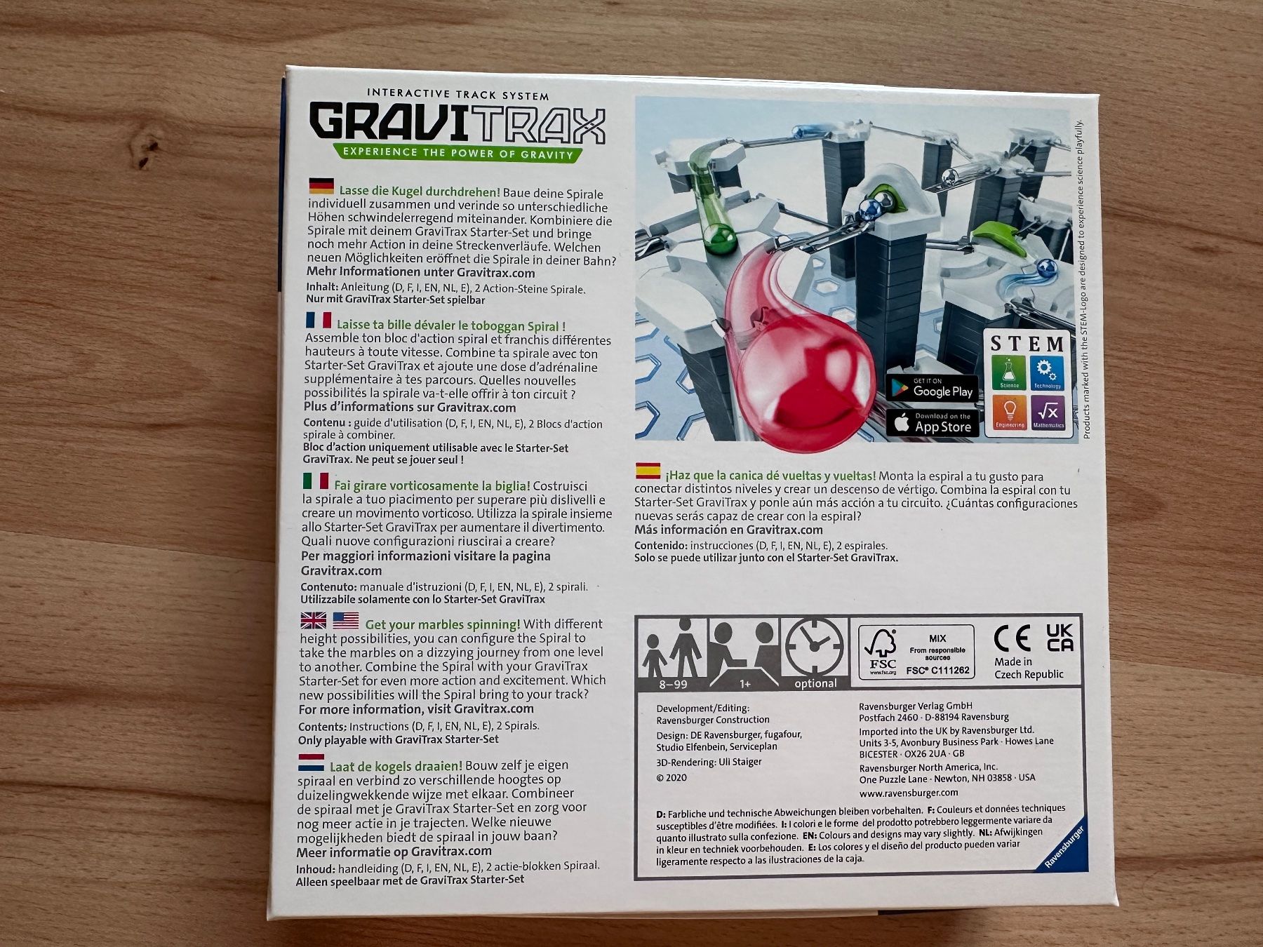 Ravensburger Giocattoli: Gravitrax Expansion Spiral / Erweiterung Spirale – Nuovo (secondo la descrizione) da Hausen AG venduto da dege02 1