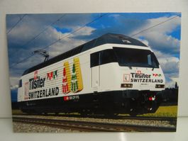 Postkarte SBB Lokomotive Re 460 020"Tilsiter Schwitzerland"