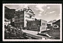 Pontresina, Hotel Müller mit Anbau und 
