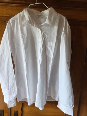 edle Damen Sommer Bluse weiss Grösse 44 Pablo Gerard Darel