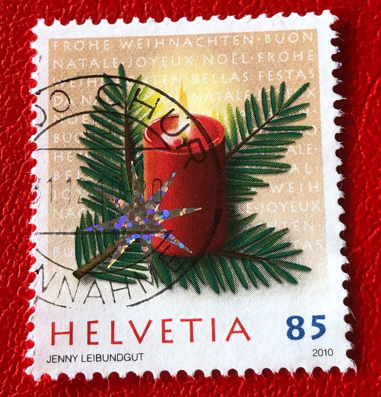 Tutti i francobolli: Nr.1373  Kerze 2010 mit Stempel  Chur – Usato da Aarau venduto da Billa007