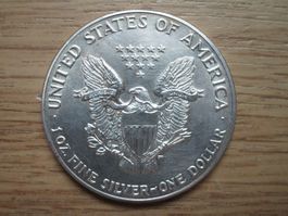 Silbermünze 1 Oz American Eagle 1987