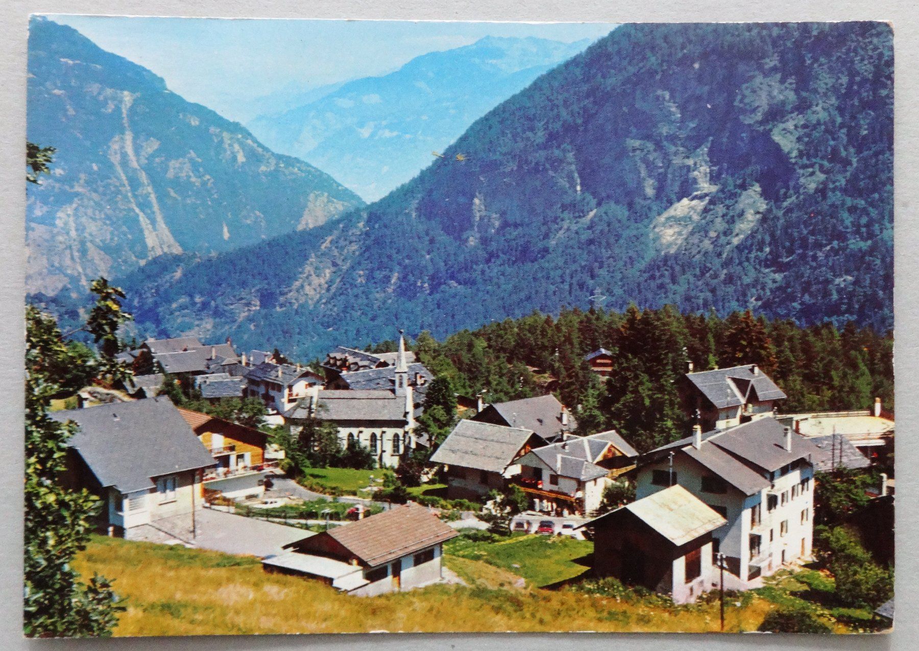 Cartoline postali: Les Marécottes – Difettoso da Fétigny venduto da Billy2miny