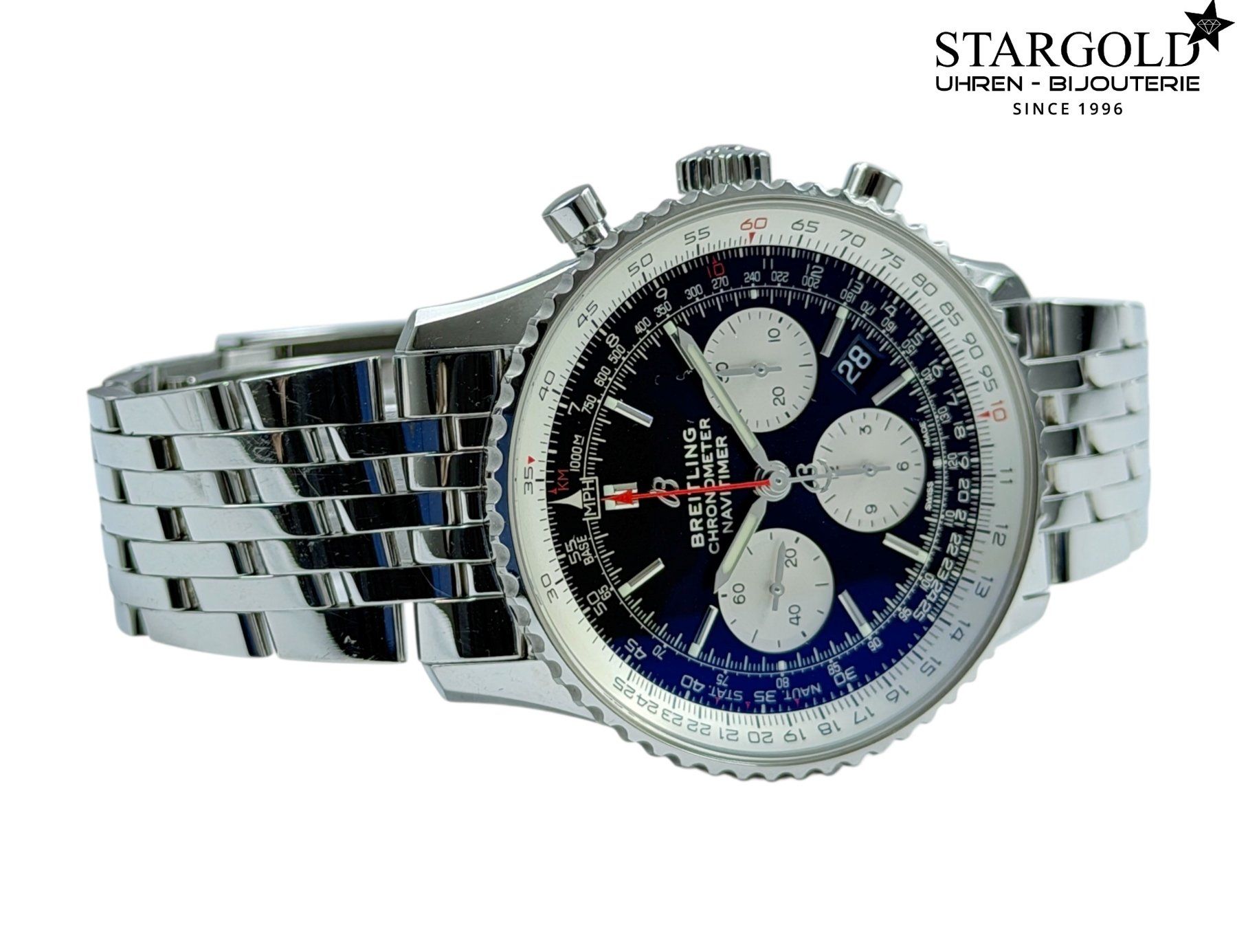 Breitling Orologi: Breitling Navitimer B01 Chronograph 43 - AB0121211B1A1 – Usato da Zürich venduto da Stargold-Uhren 3