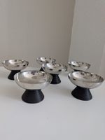 Set aus 6 Vintage Eisbecher / Glacebecher