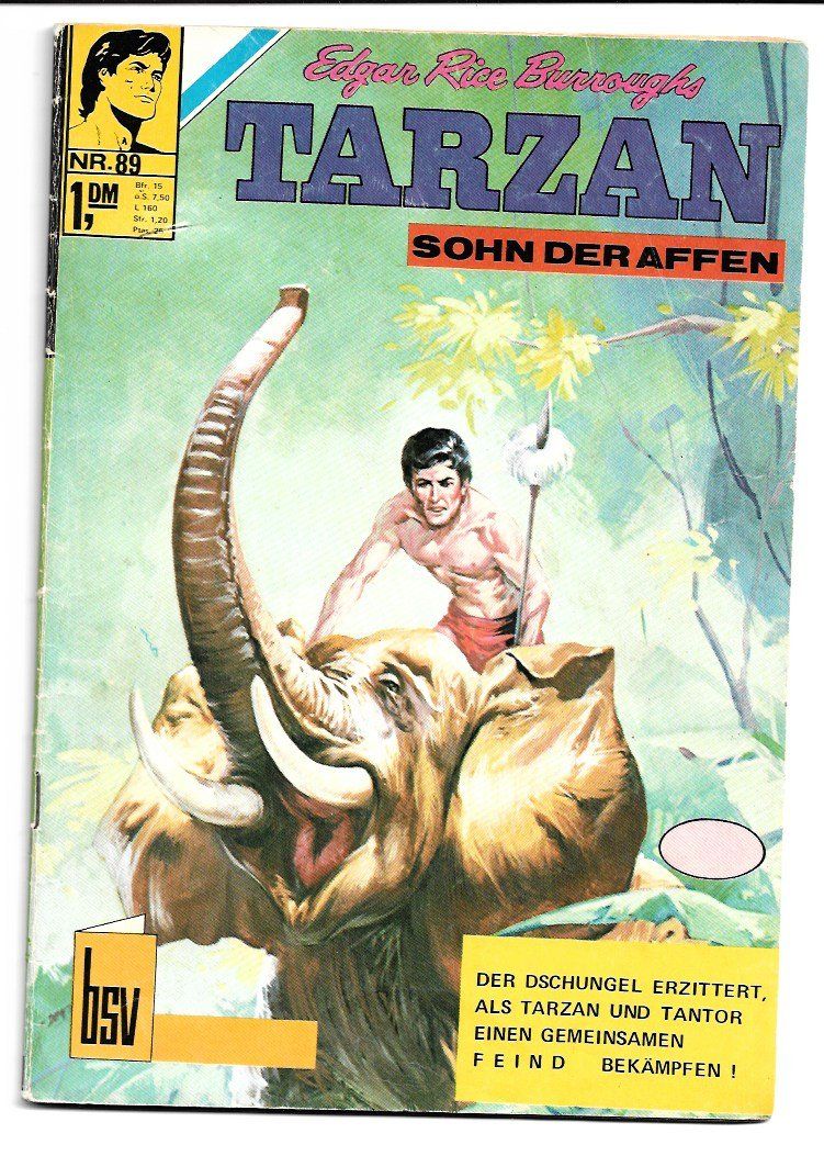 Fumetti: Tarzan - Sohn der Affen - Nr. 89 - Comic - BSV 1971 – Usato da Winterthur venduto da Wolfensberg