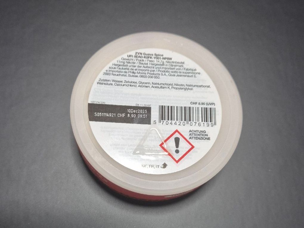 Tabacchi: ZYN Snus Guava Spice Dose neu – Nuovo e nell'imballaggio originale da Wolfwil venduto da rohrprecious 1