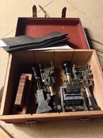Vintage MECOBA Stempel-Set im Koffer – Thomi + Franck AG Bas