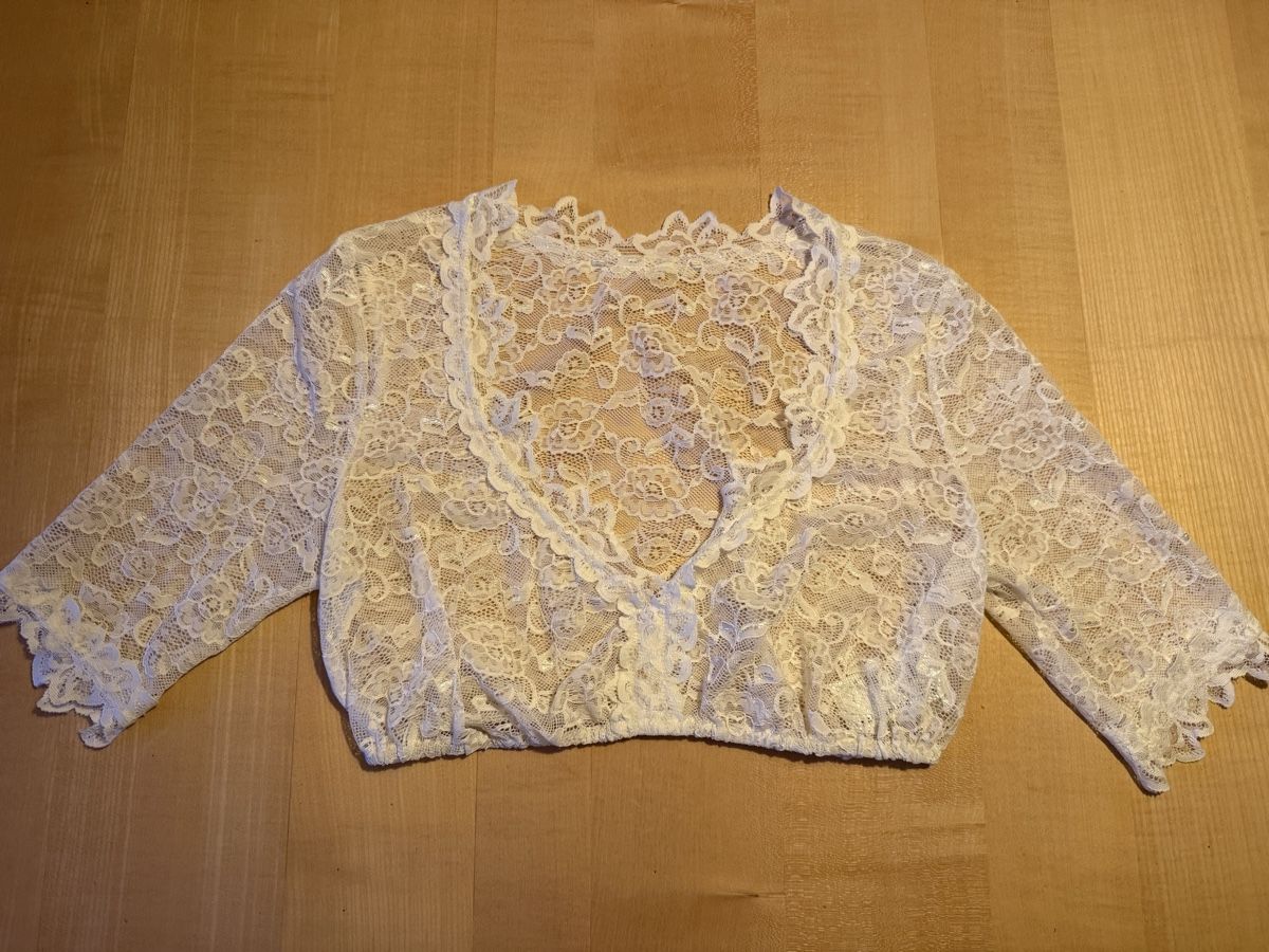 Camicette: Dirndl Bluse weiss Gr. 38 – Usato da Meilen venduto da Aqualinas