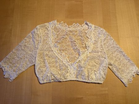 Dirndl Bluse weiss Gr. 38