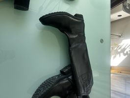 Elegante Winterstiefel, Echtleder, Gr. 36, Made in Italy