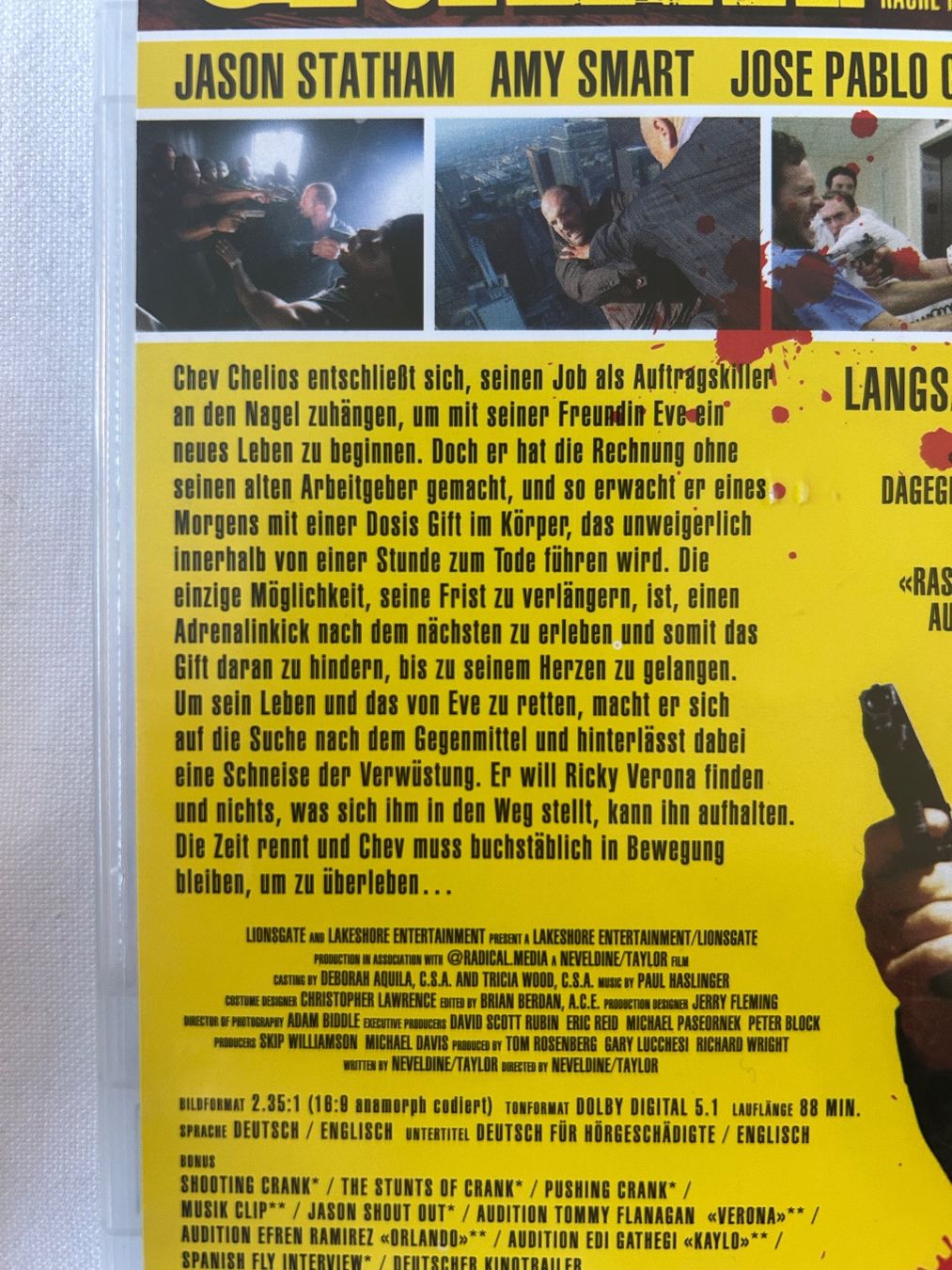 Alle DVDs: DVD "Crank" Action – Gebraucht aus Sierre von sevenworlds 2