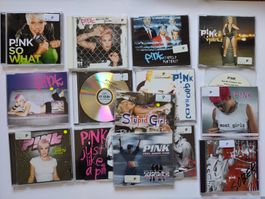 Interview CD von Pink, plus 15 CD-Singles plus 2 Alben