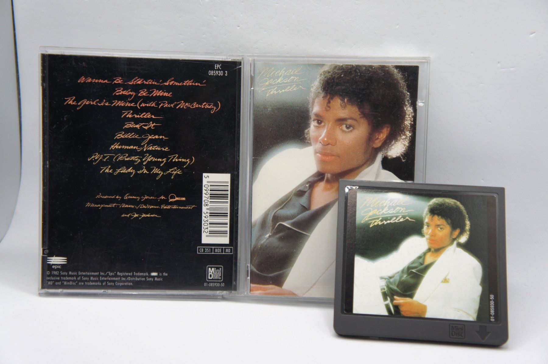 Sony Minidisc: Mini Disc Michael Jackson - Thriller / Minidisk – Usato da Ernetschwil venduto da luisvonerni