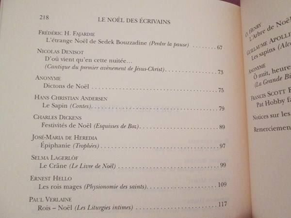 Bücher: Le Noël des écrivains – Gebraucht aus Neuchâtel von Dualseele 2