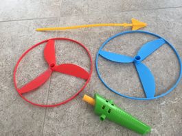 Flugpropeller Set für draussen Spielzeug