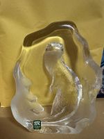 Malerås Sweden Crystal Otter Sculpture - Elegant Home Decor