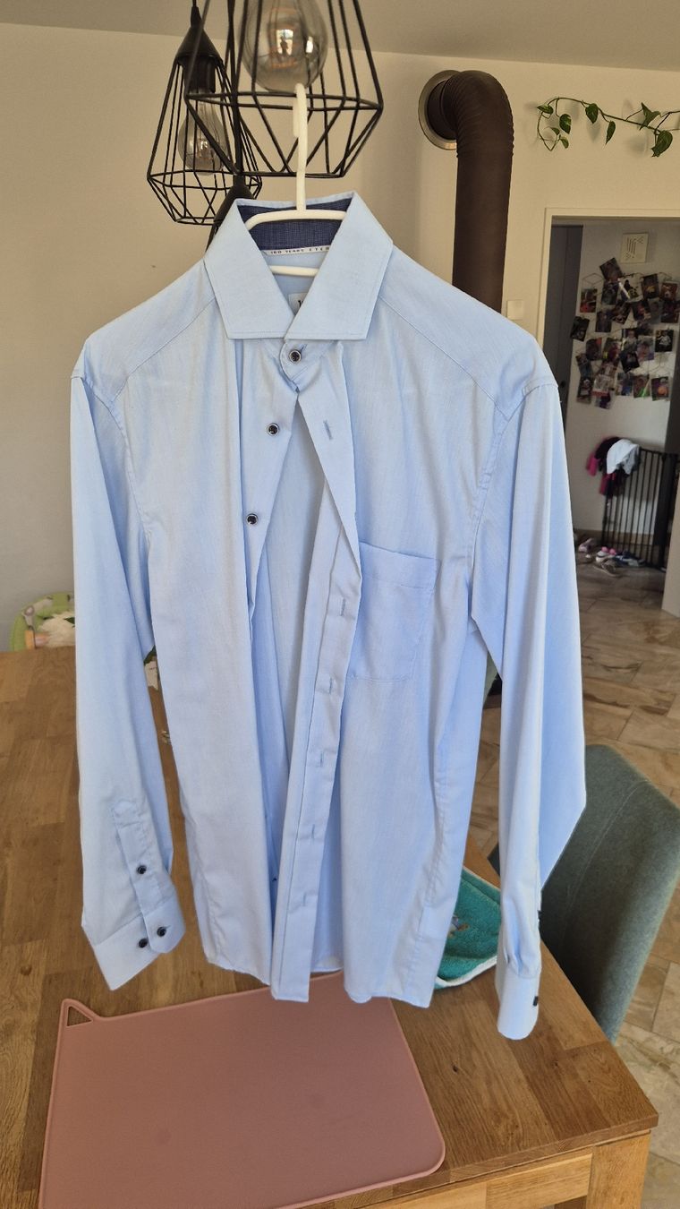 Hemden: Herren Hemden Hellblau Grösse 38 Langarm mit Brusttasche – Neu (gemäss Beschreibung) aus Würenlingen von F_Senn_86 2