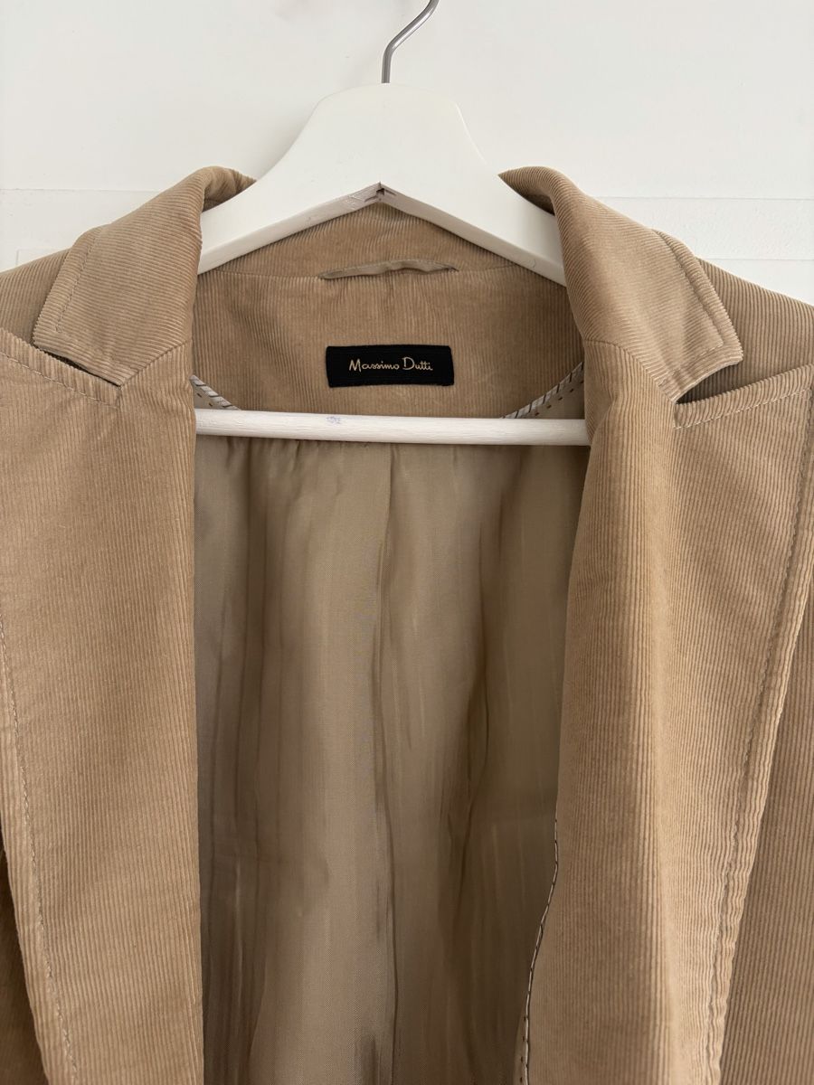 Massimo Dutti Completi & Tailleur: Massimo Dutti Cordsakko beige – Usato da Winterthur venduto da fro84 1