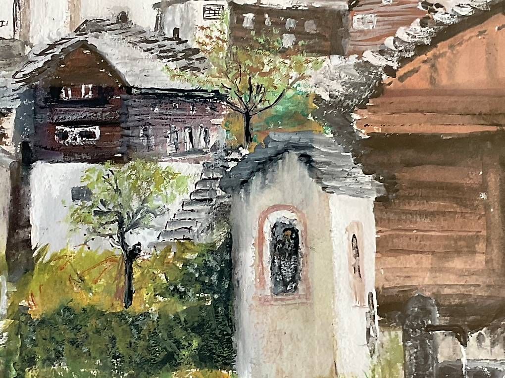 Gemälde: Quadro  Bosco Gurin – Gebraucht aus Gudo von ele_7h2r 3