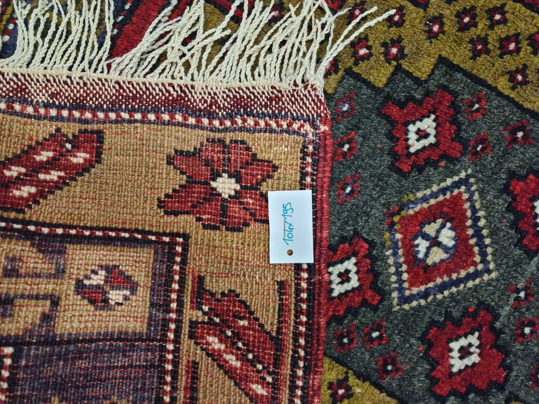 Teppiche: 104x195 Orientteppich Handgeknüpft – Gebraucht aus Olten von Mezopotamya 8