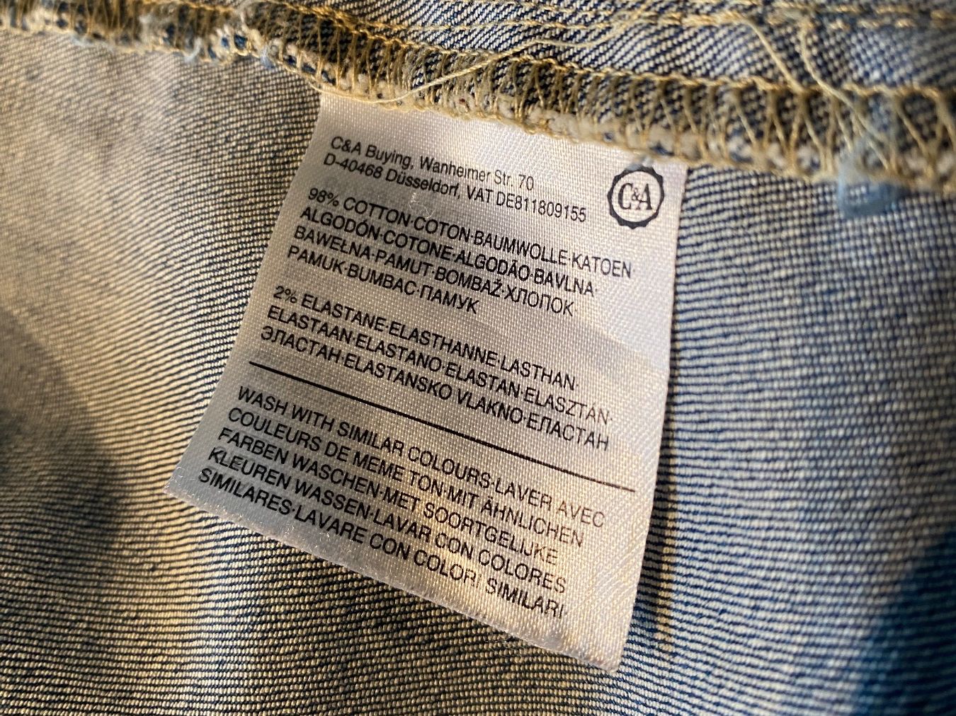 C&A Giacche & Cappotti: Jeansjacke Mädchen Gr. 170 – Usato da Riedholz venduto da lenibeni03 5