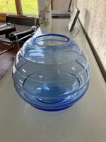 Antike blaue Glasvase, Blumenvase, Deko, Vintage Stil Svensk