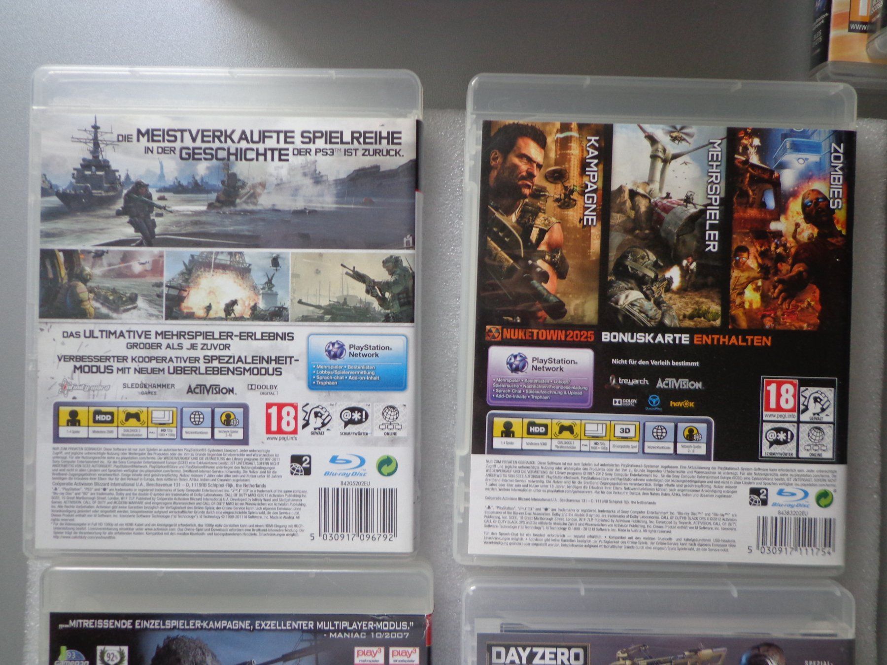 Sony Jeux: PS3, 4 Spiele – D'occasion à Hinterkappelen par Roku5 5
