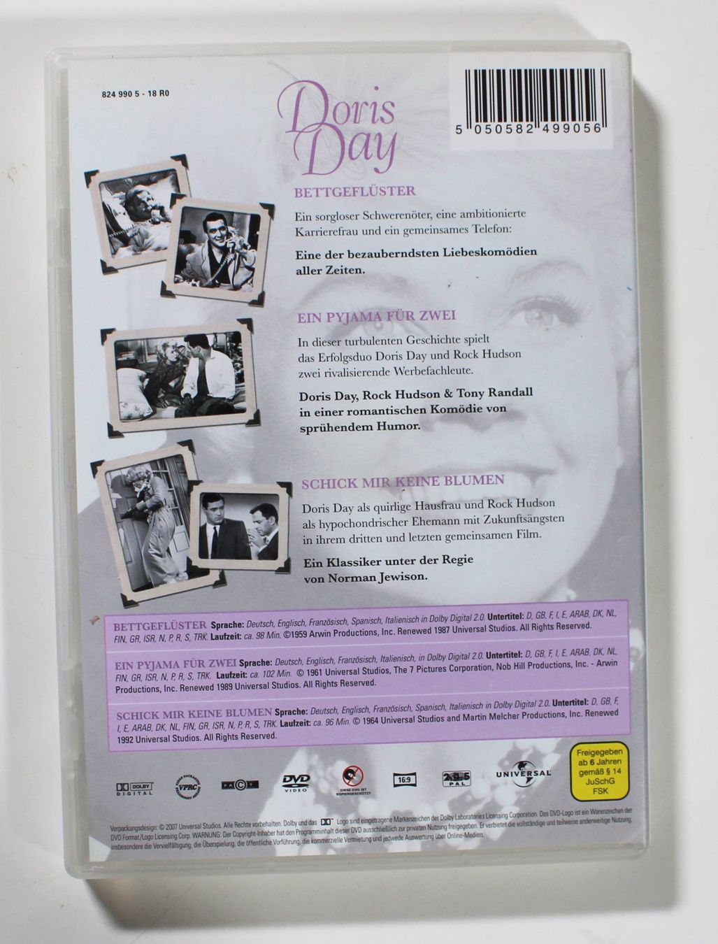 Tutti i DVDs: 3DVD BOX DORIS DAY - BETTGEFLÜSTER / EIN PYJAMA...KLASSIKER! – Nuovo (secondo la descrizione) da Brüttisellen venduto da Collector-Corner 2
