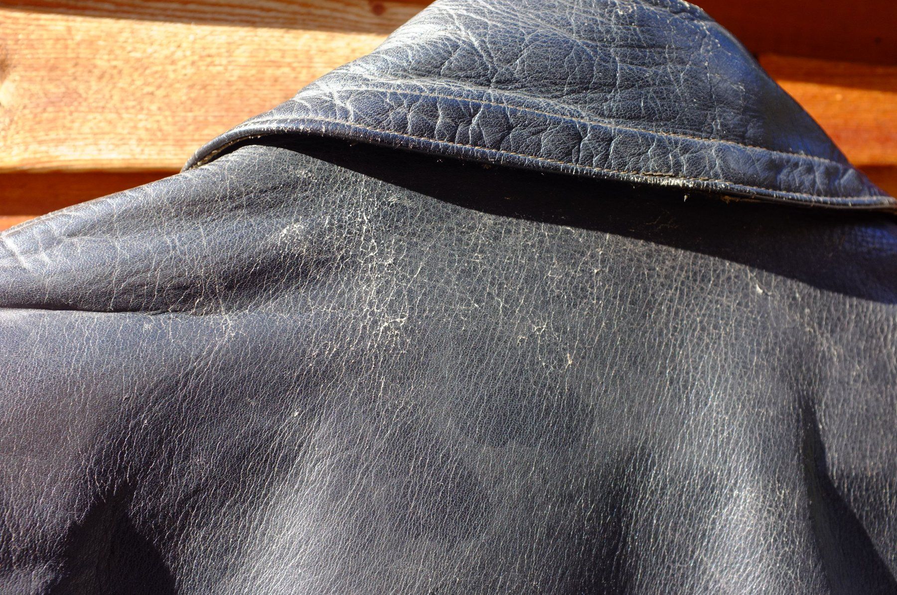Giacche: Oldtimer lange leder motorjacke. – Usato da Ennenda venduto da HOLMEX 6