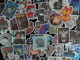 HARRY POTTER AUFKLEBER STICKERS 50 STK. /