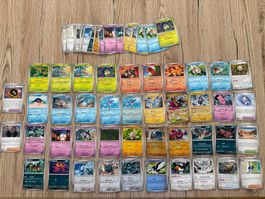 💥Pokemon Dunkelnacht - 42 Karten inkl. EX und 17 Doppelte