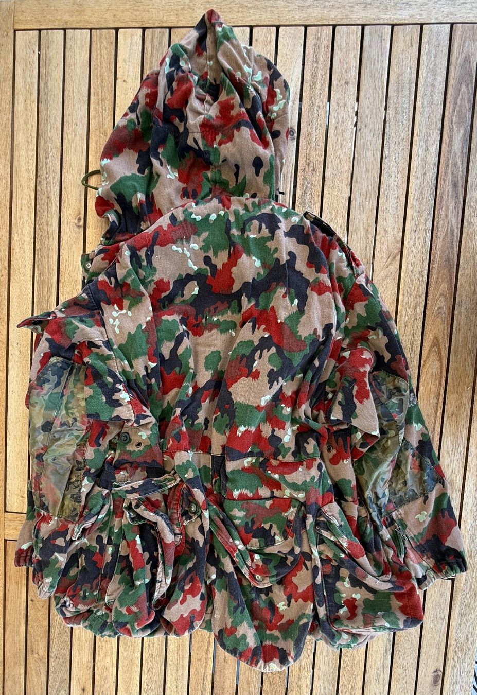 Schweizer Armee Giacche: Veste Alpenflage Swiss – Usato da Villarbeney venduto da Fudomyo 1