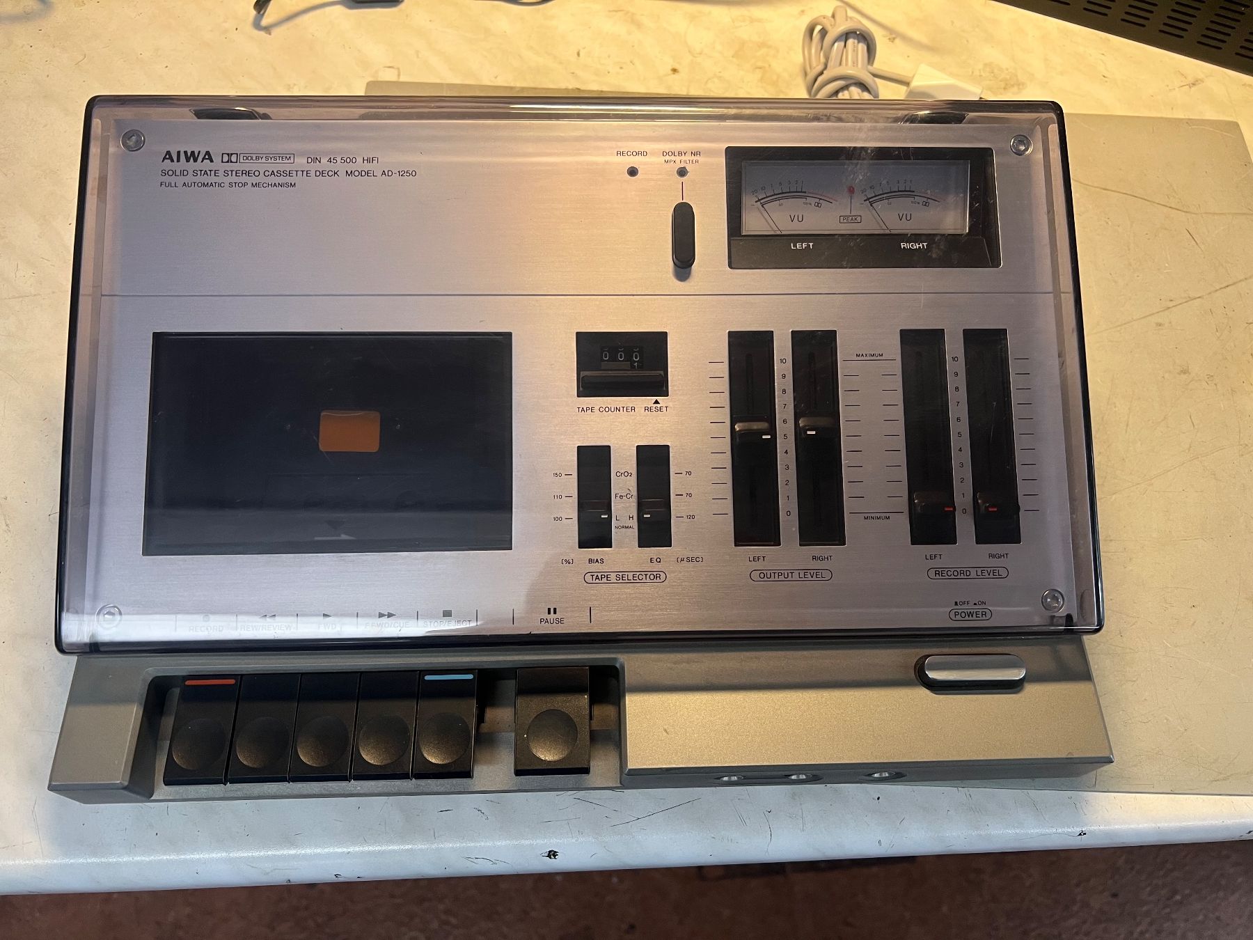 Aiwa AD-1250 Stereo Cassette Deck (1976-78) (Gebraucht) in Cossonay ...