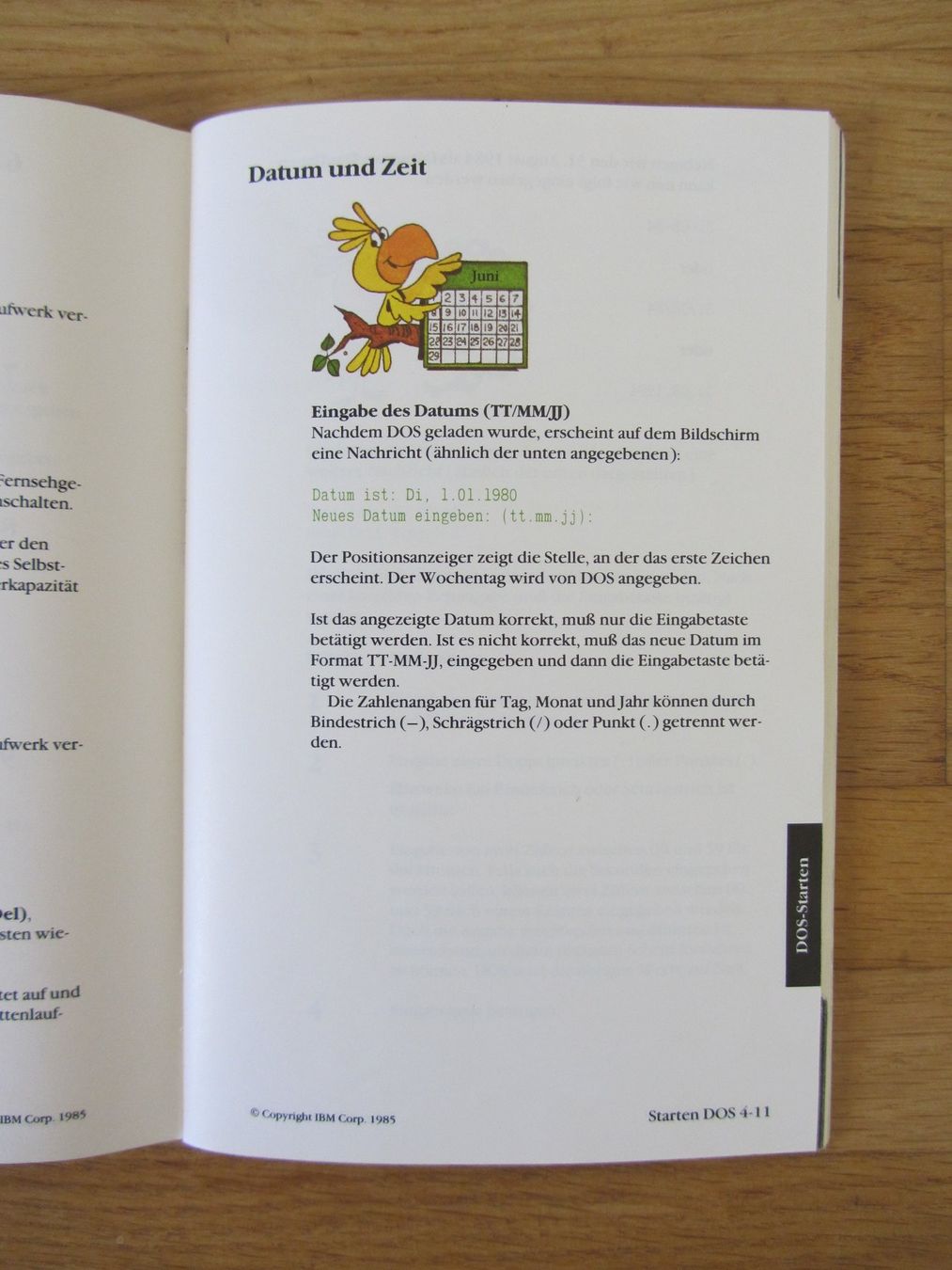 Libri: MS-DOS 3.10 Bedienerhandbuch IBM – Usato da Grüningen venduto da saya14 3