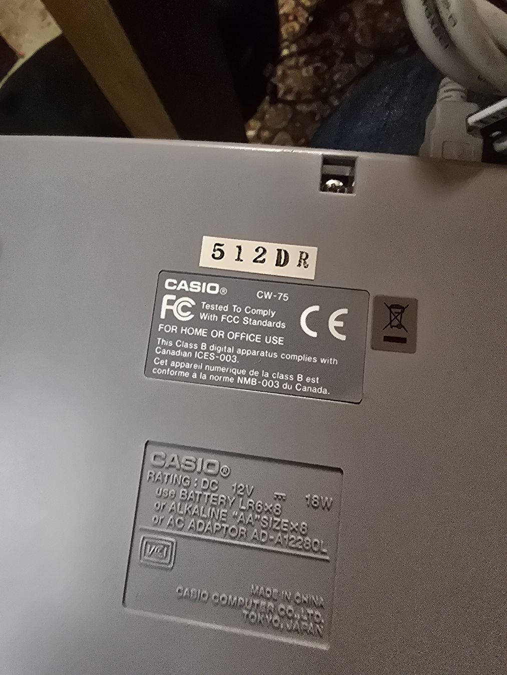 Drucker: Casio CW-75 Disc Title Printer CD Beschrifter (S) – Gebraucht aus Rorschach von TimelessTrading 1